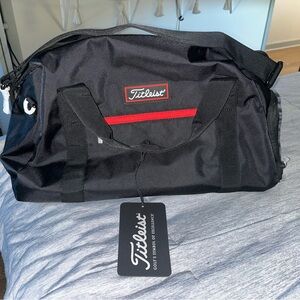 Titleist Black Duffel Bag NWT